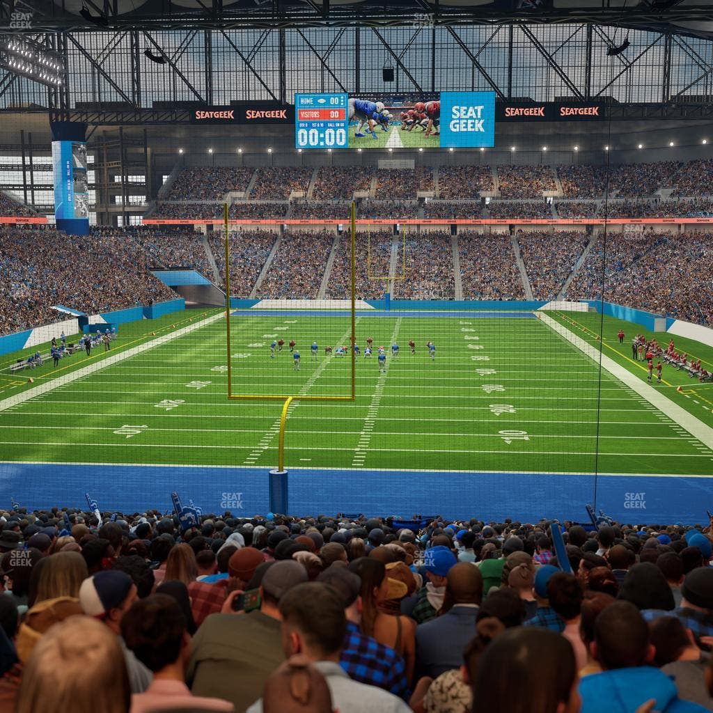 Ford Field - Section 117 Seat View