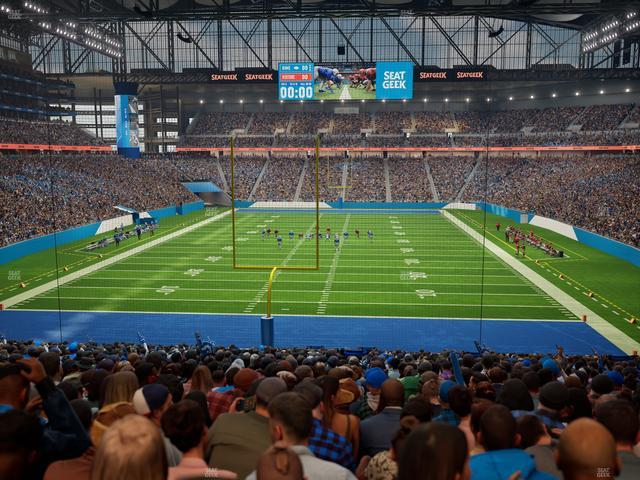 Ford Field - Section 117 Seat View