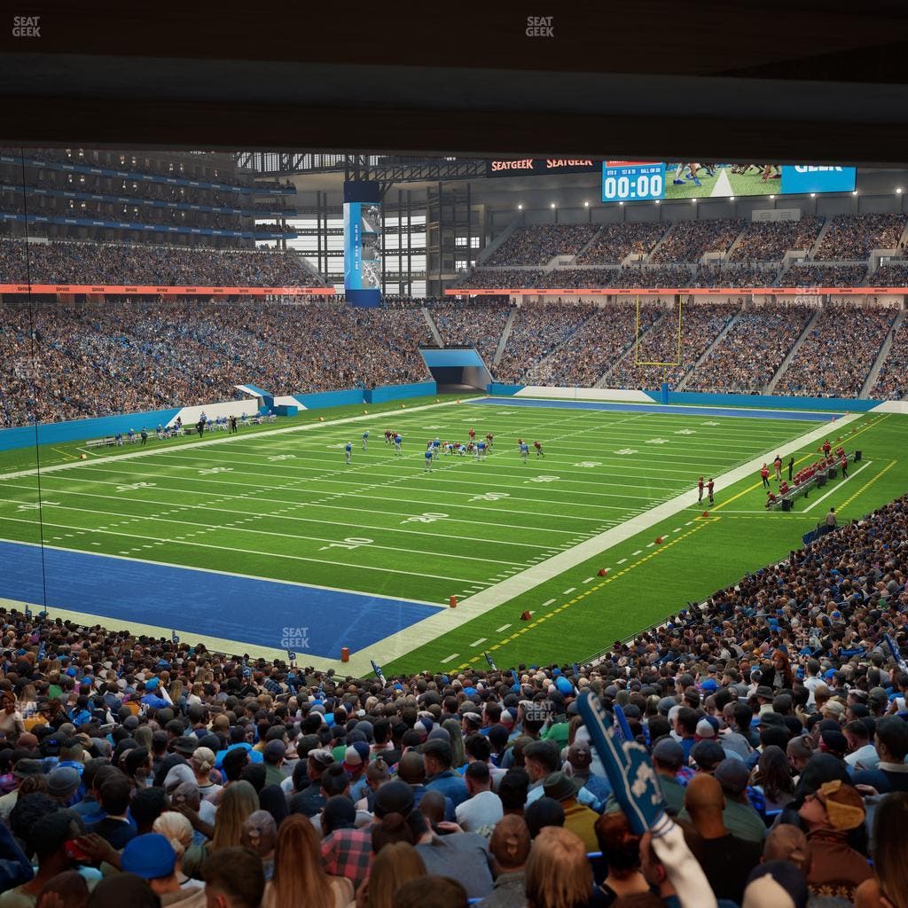 Ford Field - Section 120 Seat View