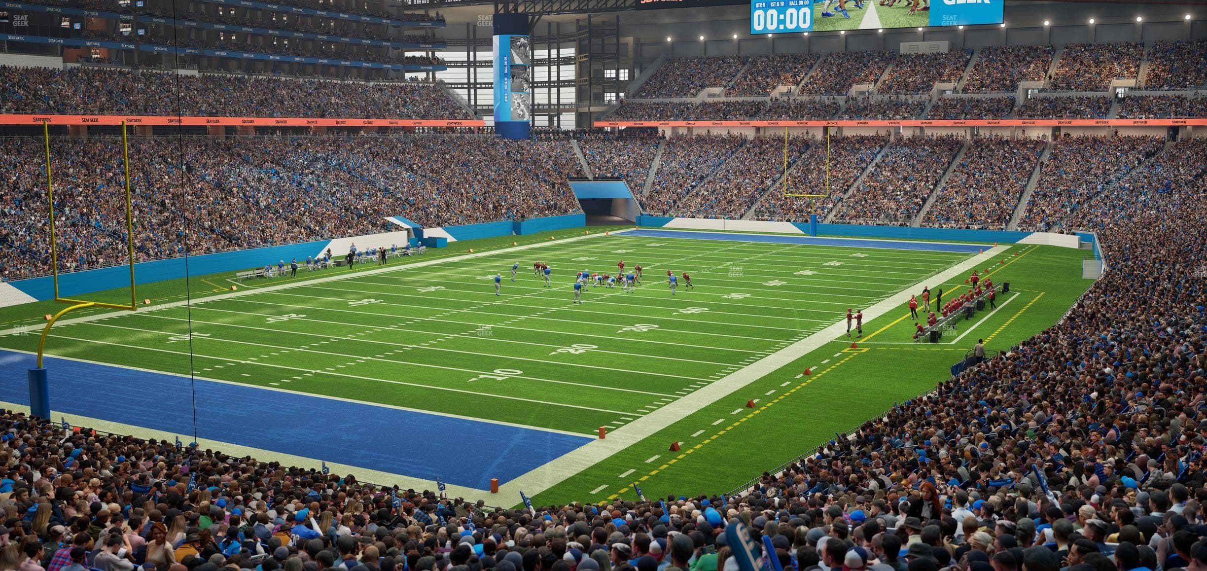 Ford Field - Section 120 Seat View
