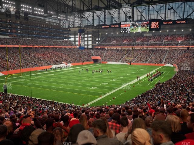 Ford Field - Section 120 Seat View