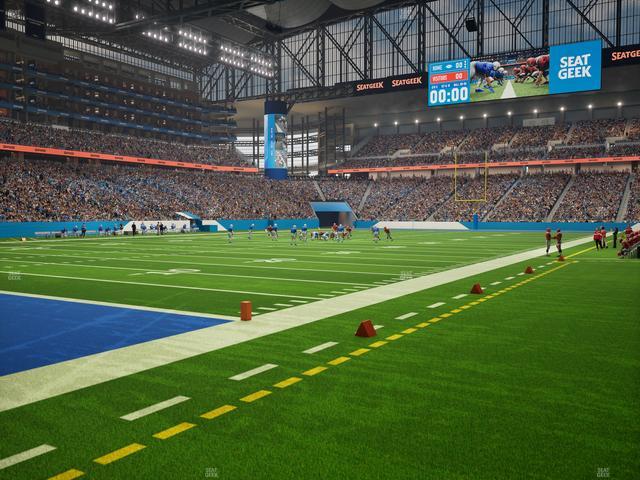 Ford Field - Section 121 Seat View