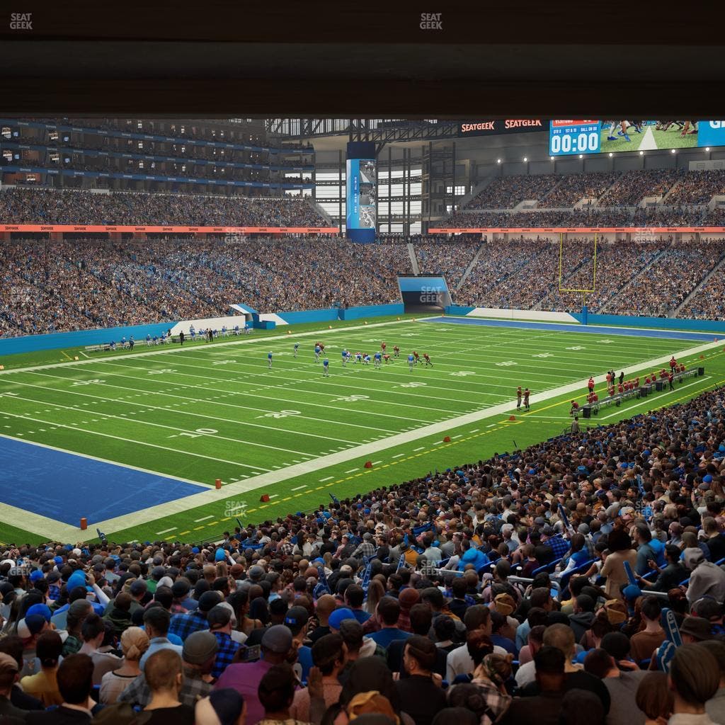 Ford Field - Section 121 Seat View