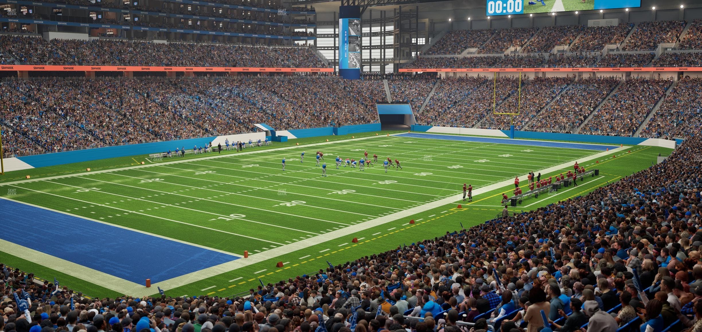 Ford Field - Section 121 Seat View