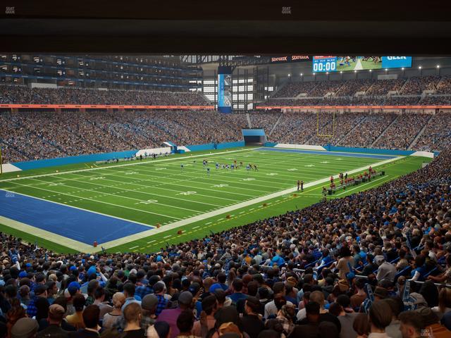 Ford Field - Section 121 Seat View