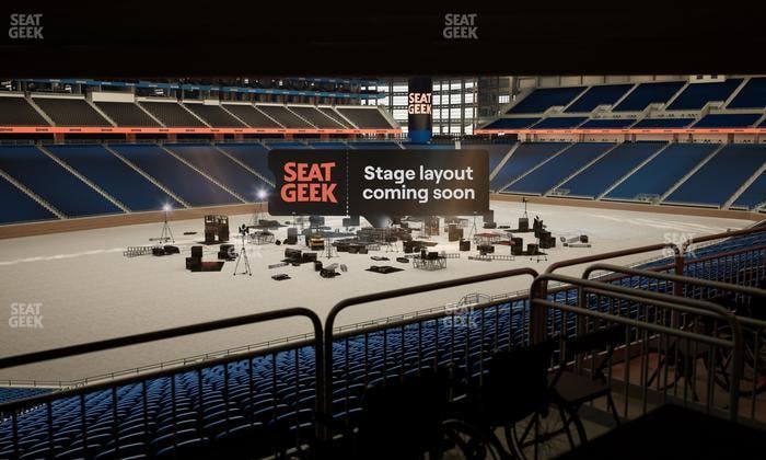 Ford Field - Section 122 Table 1 Seat View