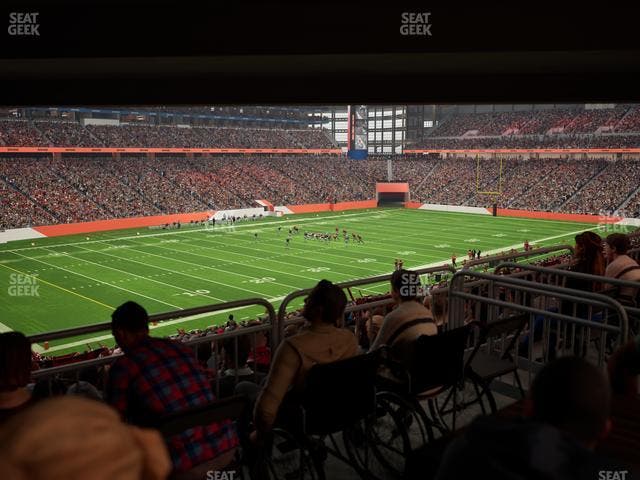 Ford Field - Section 122 Table 1 Seat View