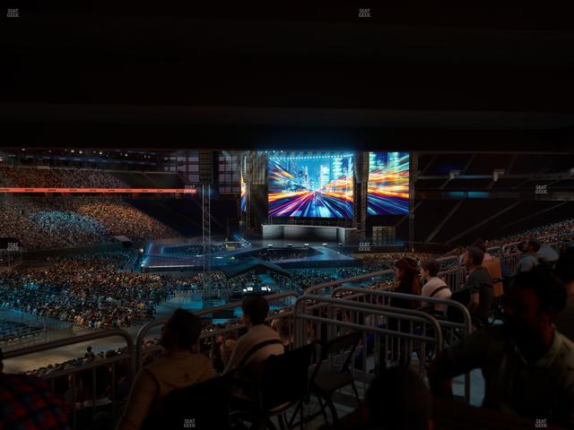 Ford Field - Section 122 Table 1 Seat View