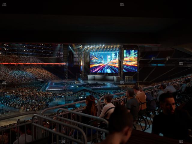 Ford Field - Section 122 Table 2 Seat View