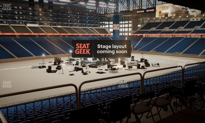 Ford Field - Section 122 Table 3 Seat View