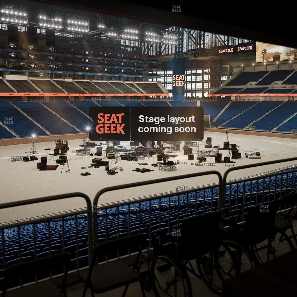 Ford Field - Section 122 Table 4 Seat View