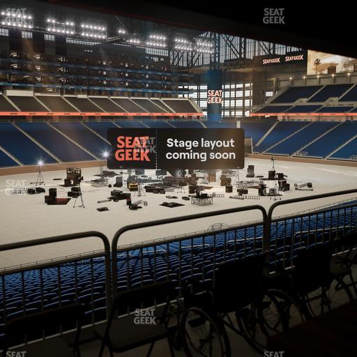 Ford Field - Section 122 Table 4 Seat View