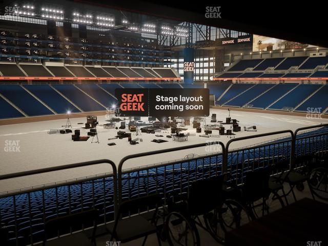 Ford Field - Section 122 Table 4 Seat View