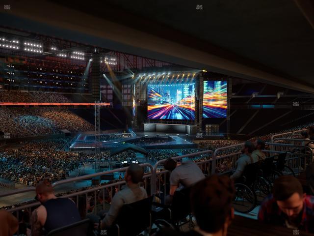 Ford Field - Section 122 Table 4 Seat View