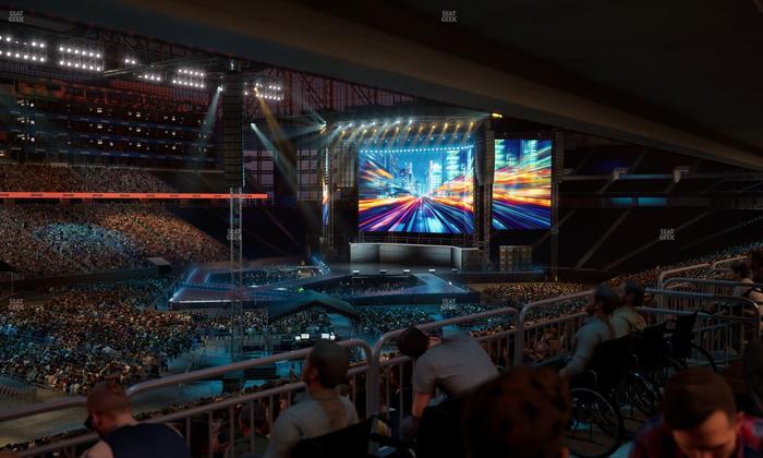 Ford Field - Section 122 Table 4 Seat View