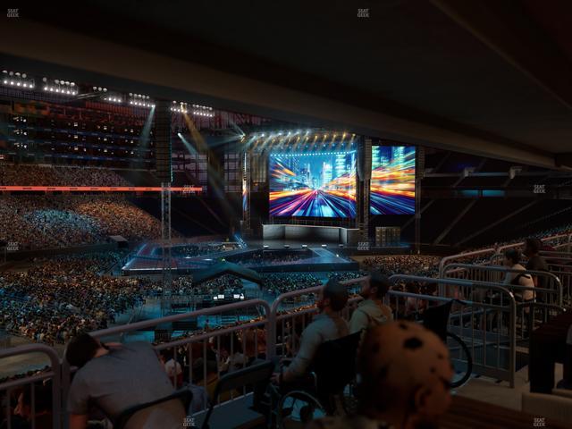 Ford Field - Section 122 Table 5 Seat View