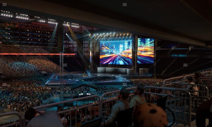 Ford Field - Section 122 Table 5 Seat View