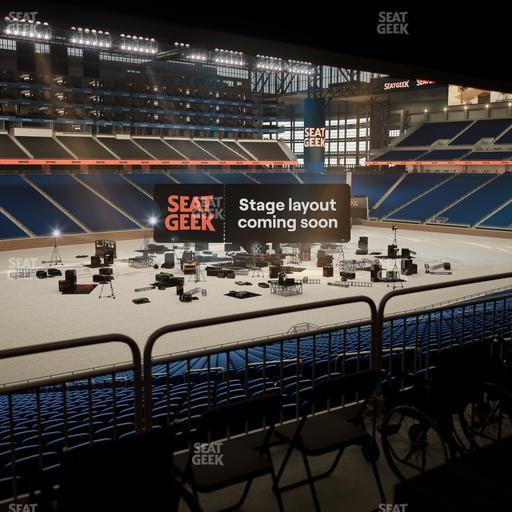 Ford Field - Section 122 Table 5 Seat View