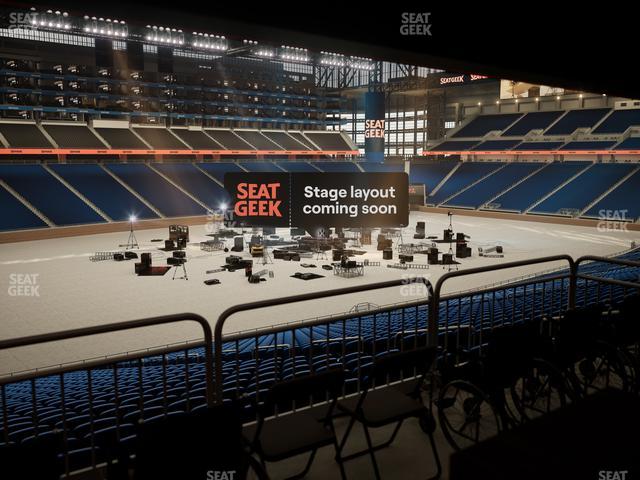 Ford Field - Section 122 Table 5 Seat View