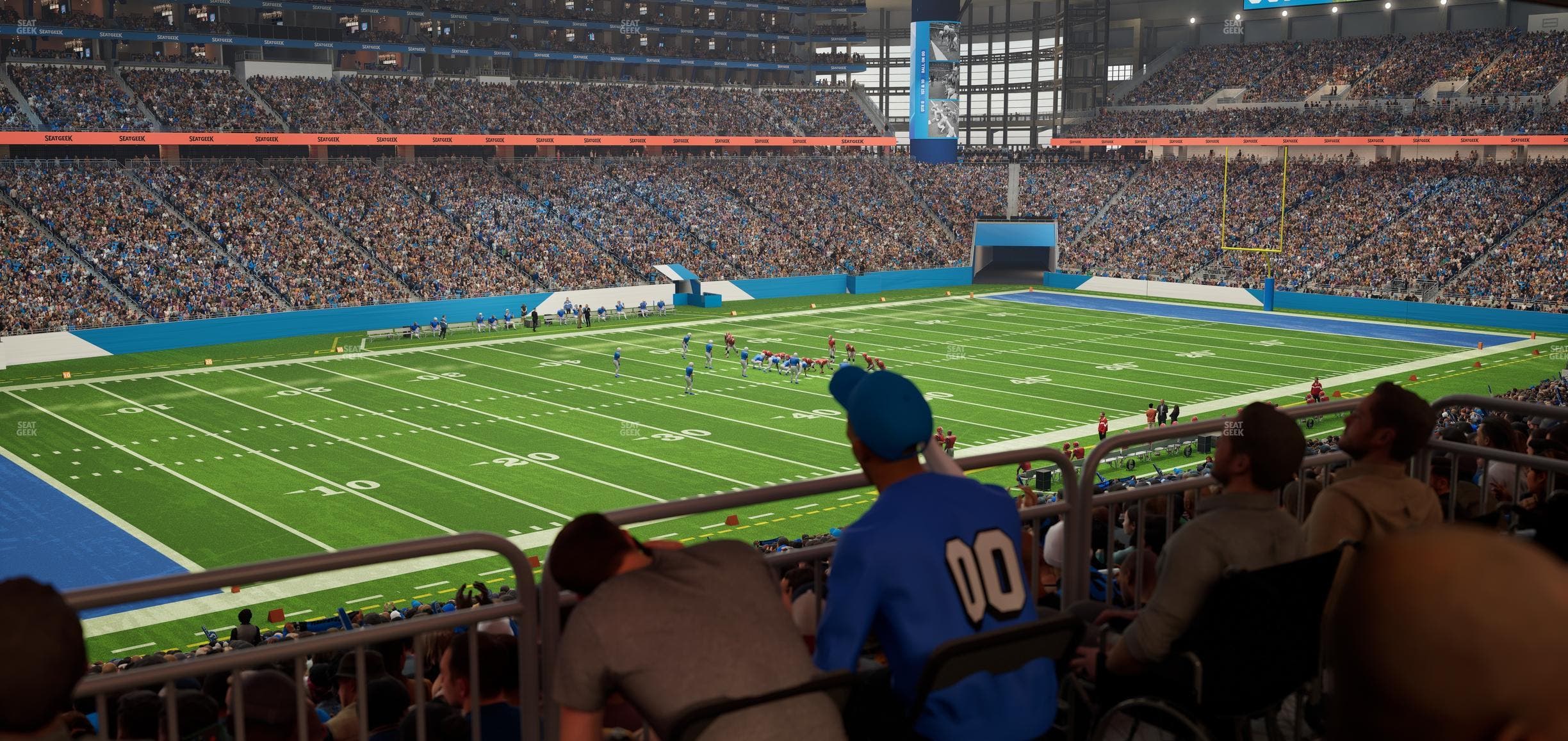 Ford Field - Section 122 Table 5 Seat View