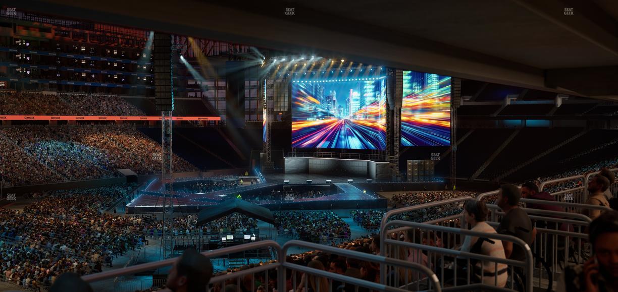 Ford Field - Section 122 Table 6 Seat View