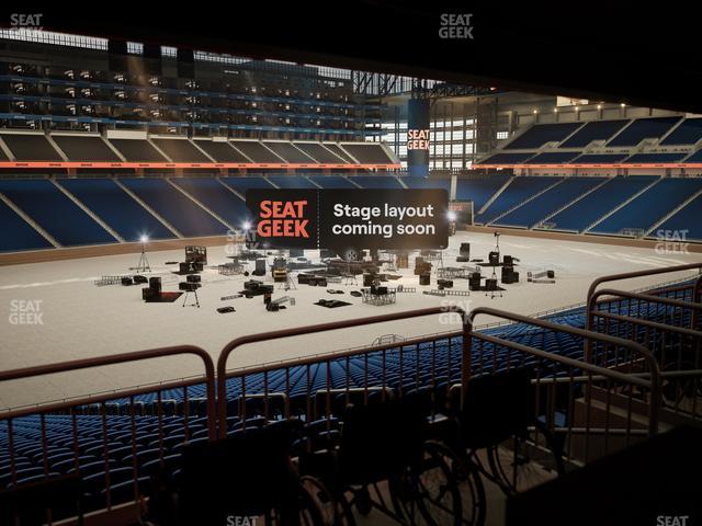 Ford Field - Section 122 Table 6 Seat View