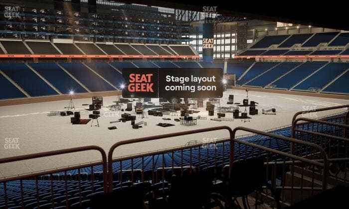 Ford Field - Section 122 Table 6 Seat View