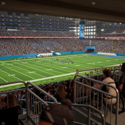 Ford Field - Section 122 Table 7 Seat View