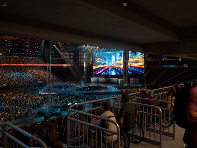 Ford Field - Section 122 Table 7 Seat View