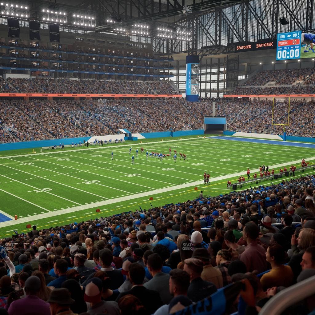 Ford Field - Section 122 Seat View
