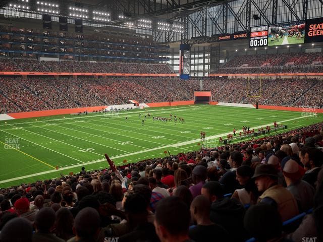 Ford Field - Section 122 Seat View