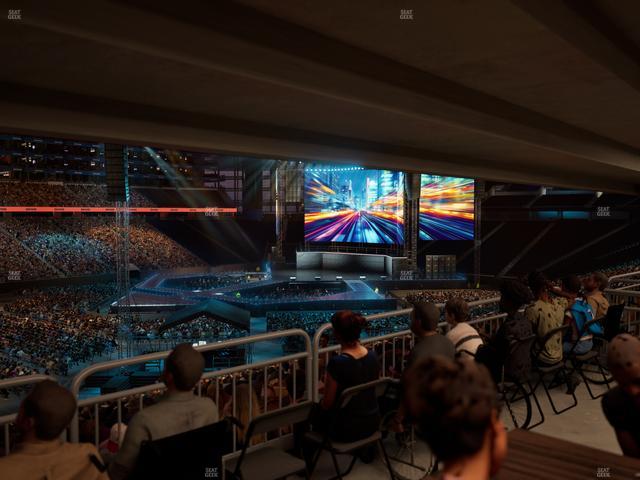 Ford Field - Section 123 Table 1 Seat View