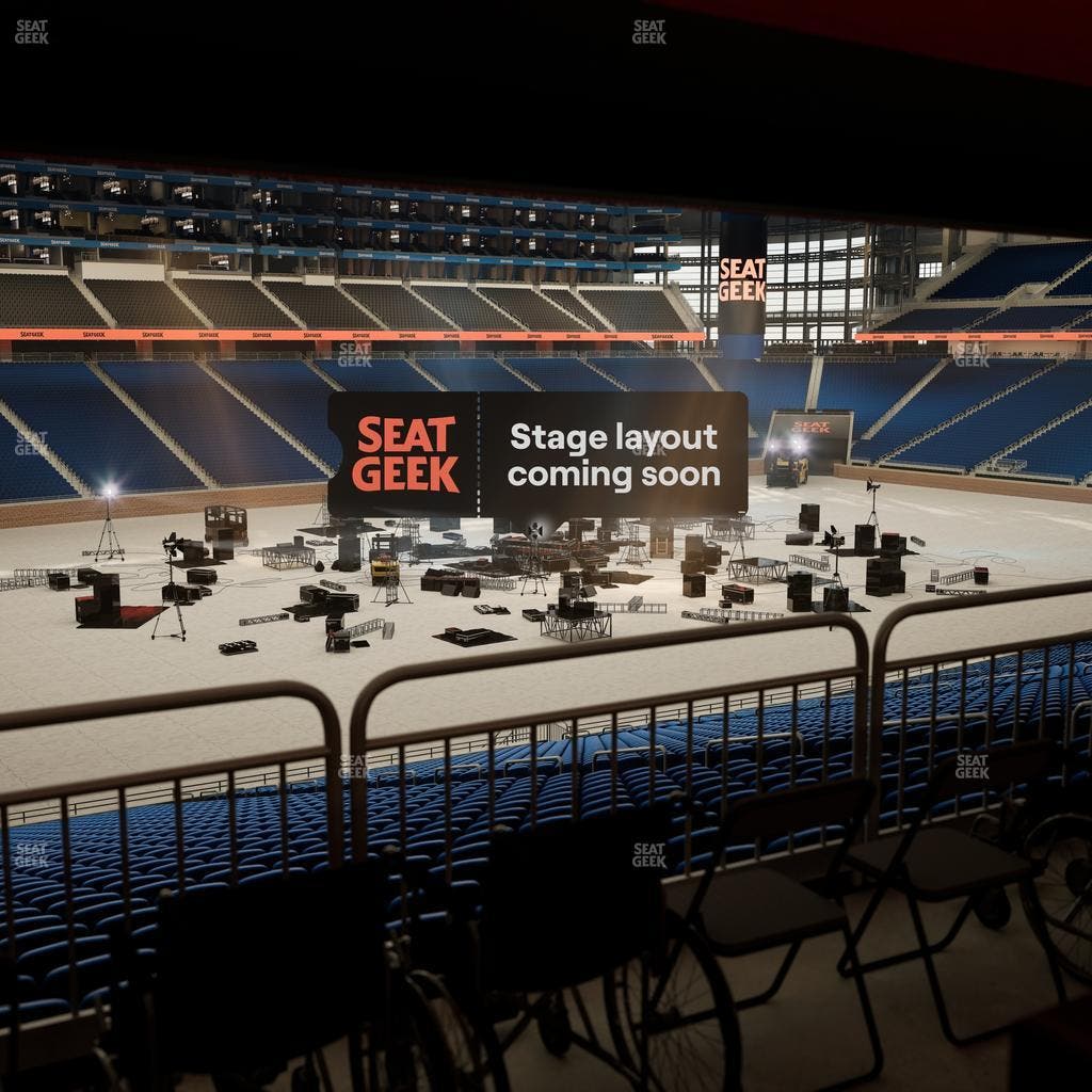 Ford Field - Section 123 Table 1 Seat View