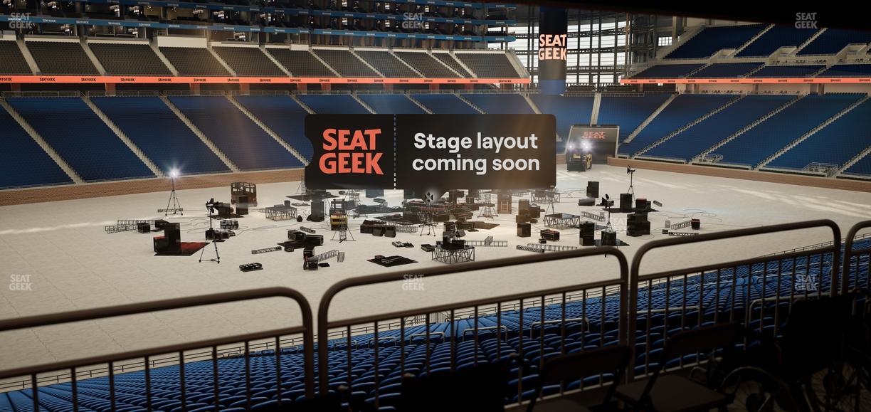 Ford Field - Section 123 Table 1 Seat View