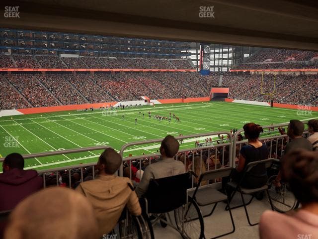 Ford Field - Section 123 Table 1 Seat View