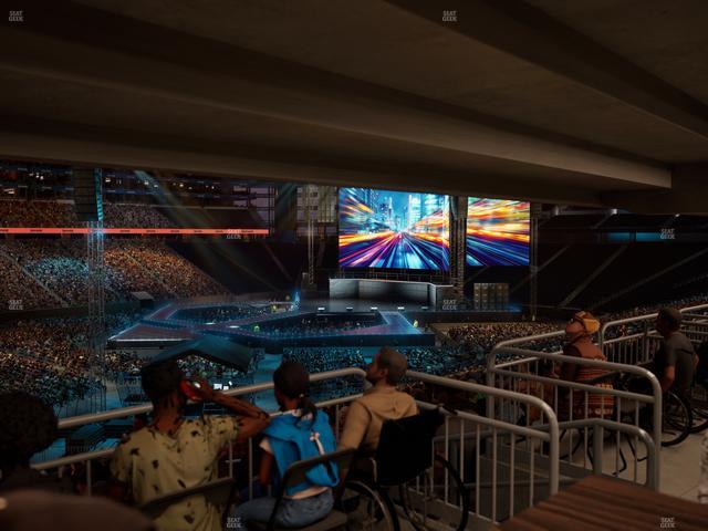 Ford Field - Section 123 Table 3 Seat View