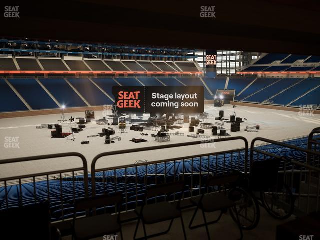 Ford Field - Section 123 Table 3 Seat View