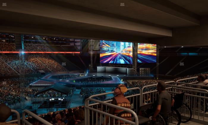 Ford Field - Section 123 Table 4 Seat View