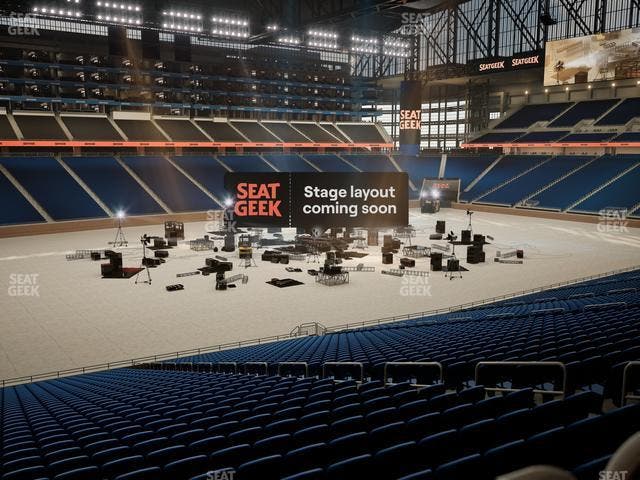 Ford Field - Section 123 Seat View