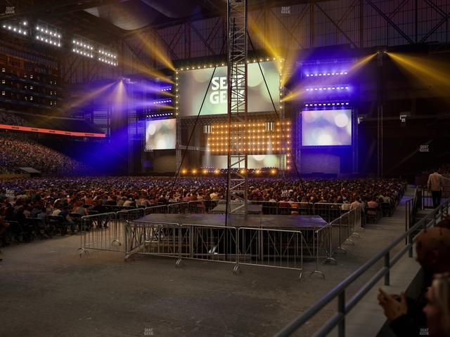 Ford Field - Section 123 Seat View