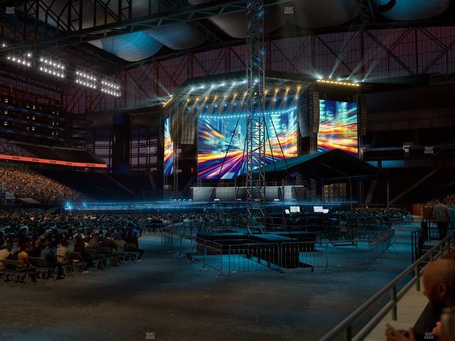 Ford Field - Section 123 Seat View