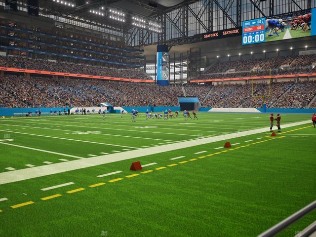 Ford Field - Section 123 Seat View