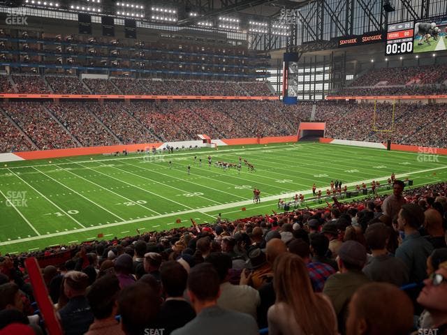 Ford Field - Section 123 Seat View