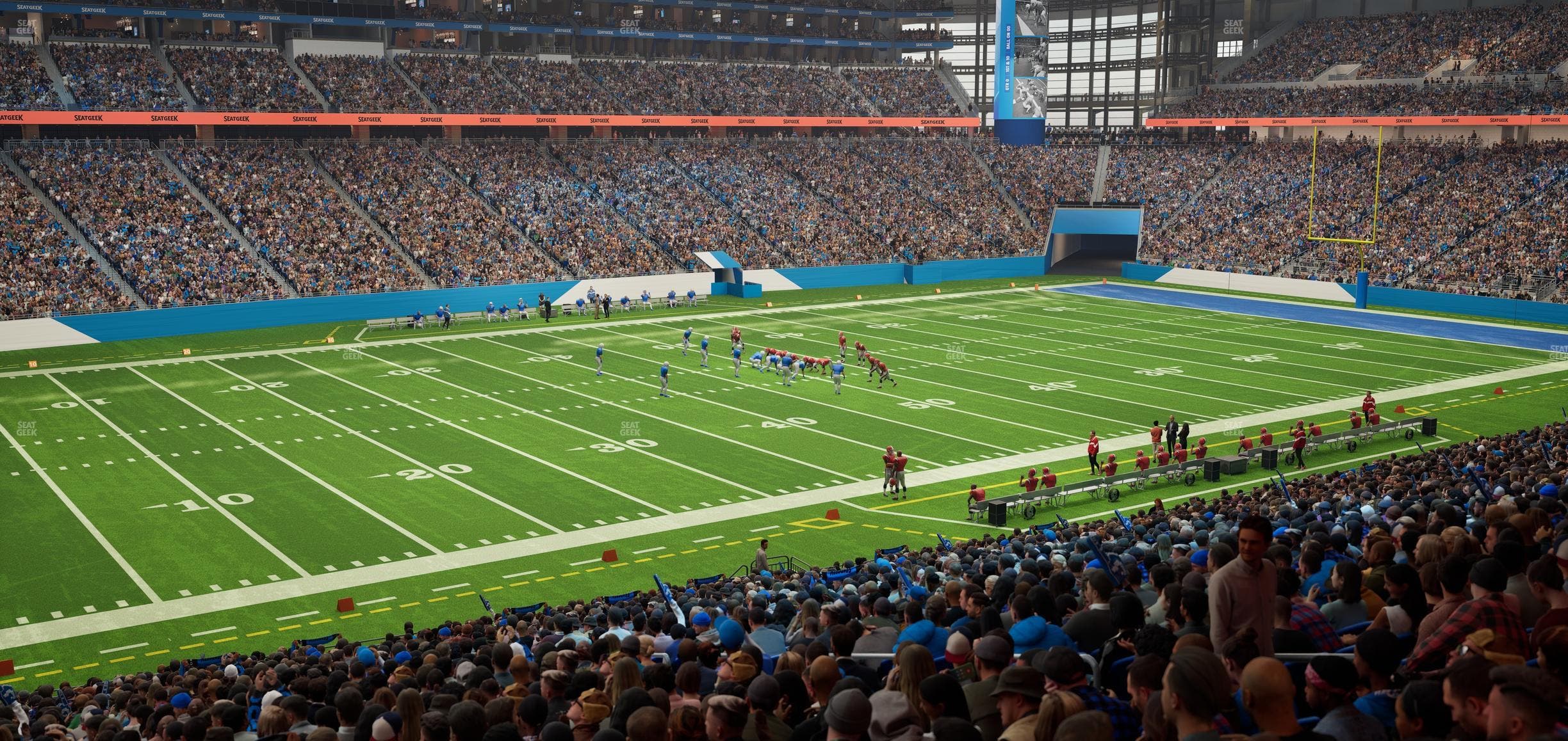 Ford Field - Section 123 Seat View