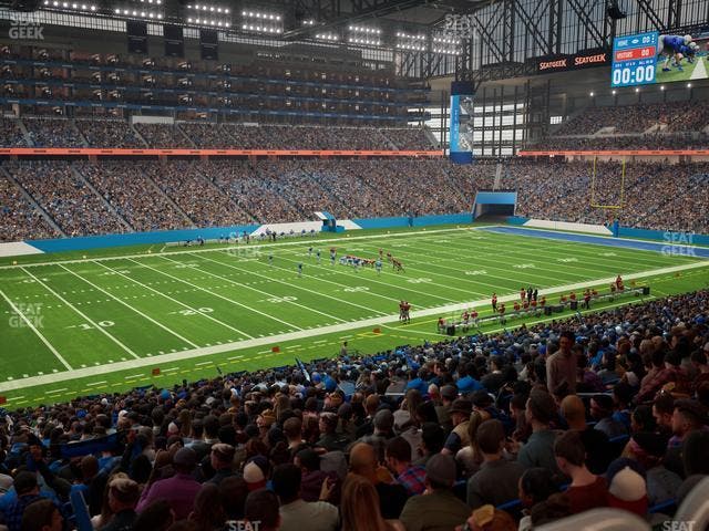 Ford Field - Section 123 Seat View