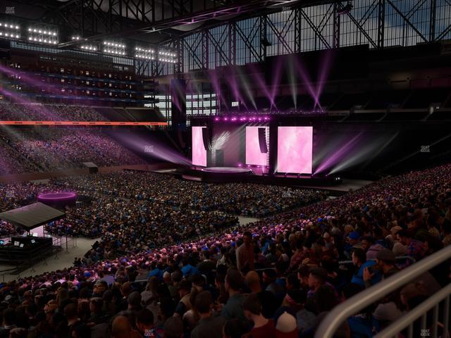 Ford Field - Section 123 Seat View