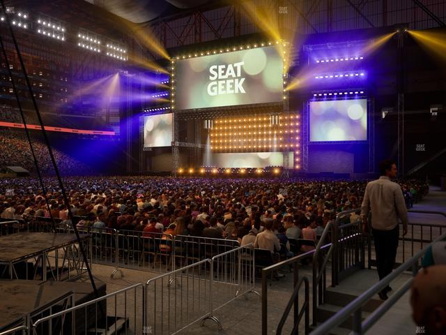 Ford Field - Section 124 Seat View