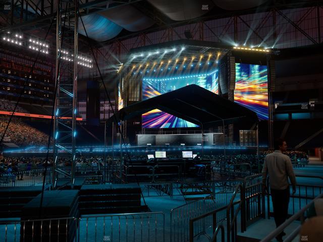 Ford Field - Section 124 Seat View