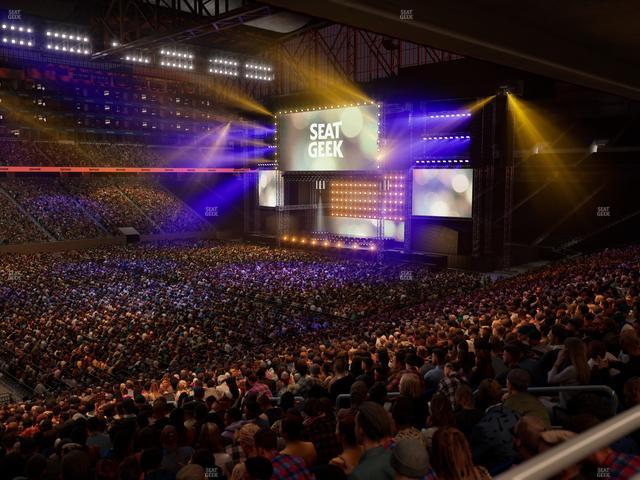Ford Field - Section 124 Seat View