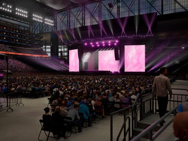 Ford Field - Section 124 Seat View